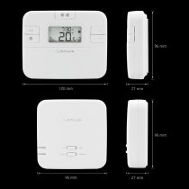 termostat digitální SALUS RT510RF bezdrátový, programovatelný, nástěnný přijímač_obr2